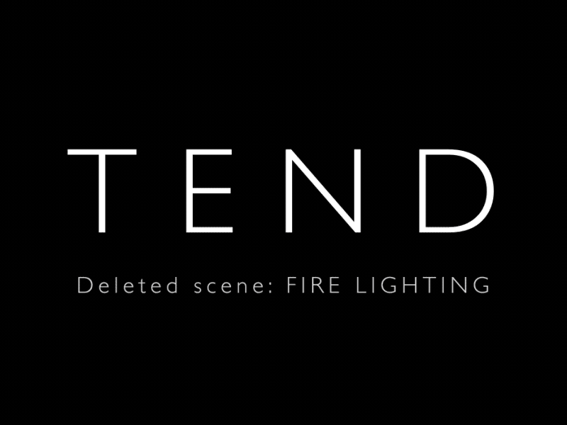 Firelighting animade animatic animation beard fire outtake short film tend