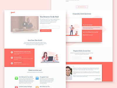 Quench Early Access Landing Page access benefits early faq how landing quench video web