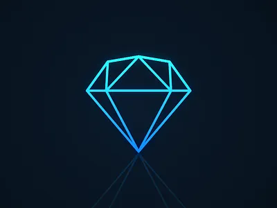 Dark Mode - Sketch app icon cyan dark mode dribbble icon design iconography line art macos sketch app
