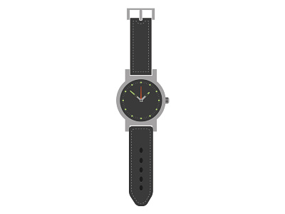 Wrist Watch art design illustrator vector wristwatch