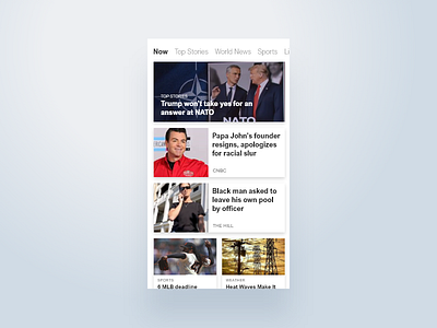 Daily UI #094 app dailyui news newsletter ui