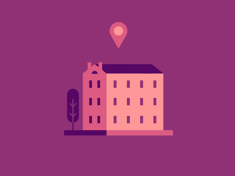 Get to the Point animation architecture graphic icon illustration motion point studio vector