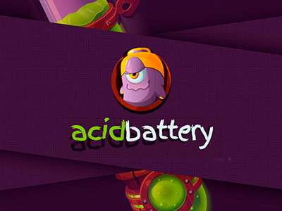 Acid Battary acid app application battary charge comics level phone smartphone smile ui ux