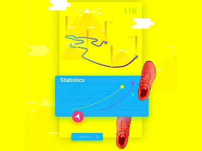 Adventure in tennis app athletics dribbble interface mountain tennis ui ux web yellow