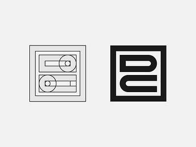 DC monogram brand branding fashion grid identity logo logogrid logomark logotype minimal monogram