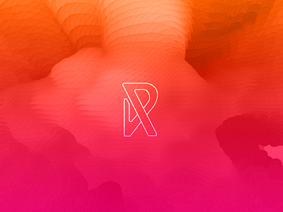 Another day another R icon lettermark logo r typography