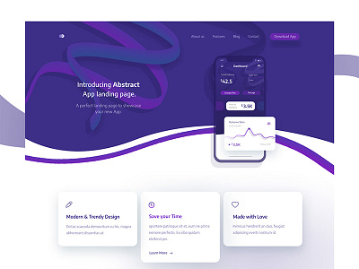 Landing Page creative landing web design