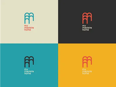 My Madeira Home - Logo branding home identity logo logotype madeira type