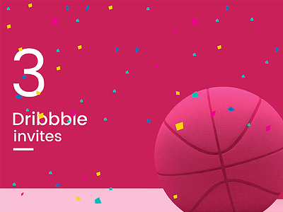 3 dribbble invites! dribbbble invite invites