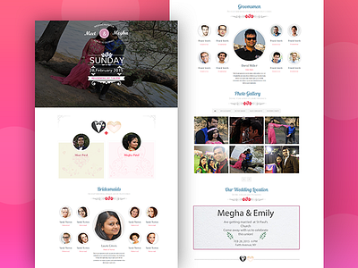 Wedding Invitation Website design invitation ui ux website wedding