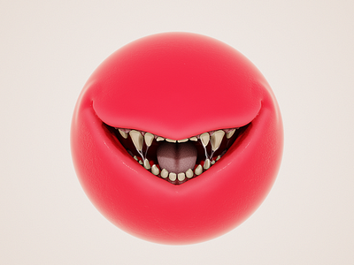 Smile! 3d grin rendering sculpt smile zbrush