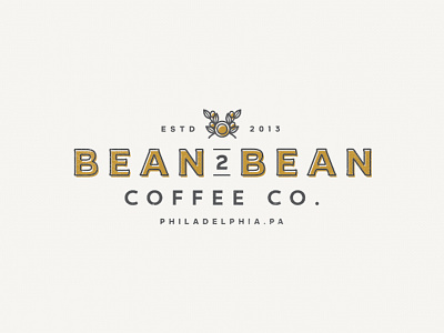 Bean2Bean | Branding bean cafe coffee company logo lynx philadelphia roaster