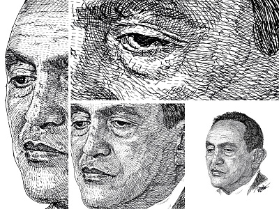 Portrait unique style artwork - Nassef Sawiris art barmalisirtb billionaire businessman commission drawing egyptian billionaire nassef sawiris open commission portrait art