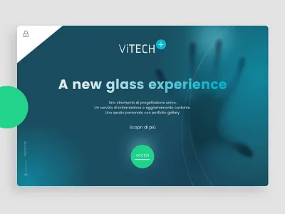Vitech+ Area gradient home interface ui ux website