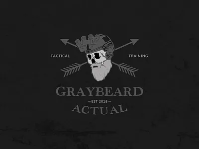 Logo Shot Dark arrow arrows beard helmet logo military night vision nods quad nods skull tactical