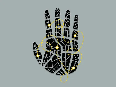 Mapped city hand hello illustration journey map points problem solving