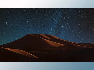 Dunes at night desert milky way night night sky photo sand dunes stars wallpaper