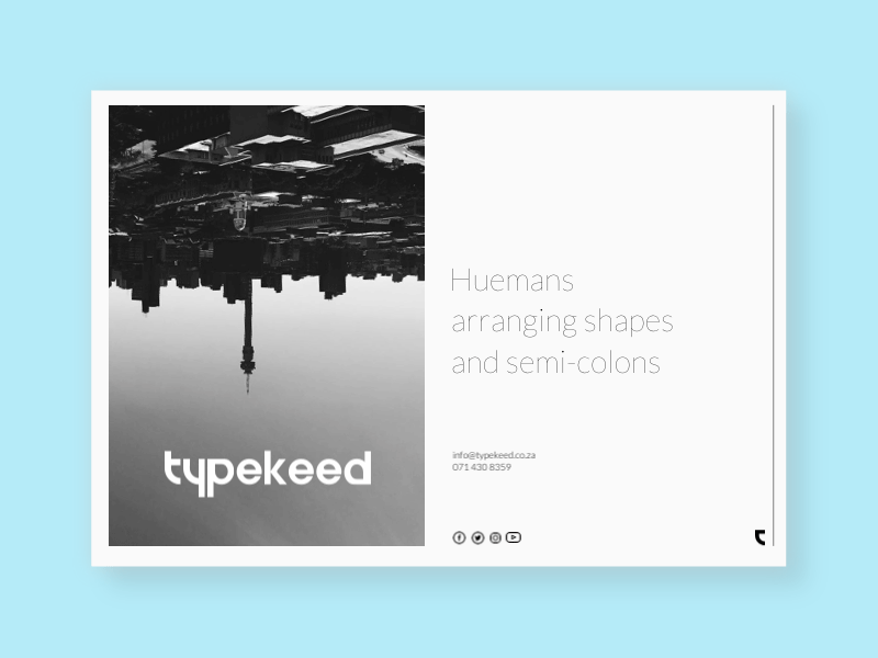 Typekeed CO-1 design lancelot nemisa sibusisolukhele southafrica typekeed ui ux