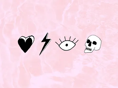 Skull things design graphic design illustration