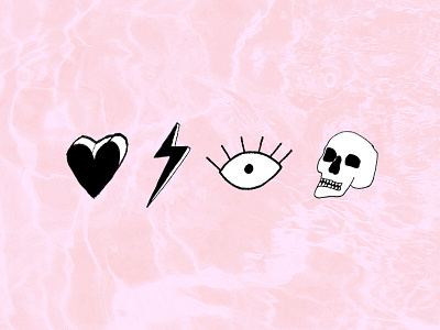 Skull things design graphic design illustration