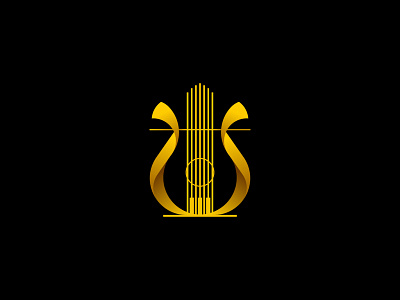 Vanderson Vieira Escola De Adoradores Dribbble golden ratio golden ratio logo gospel harp music shofar