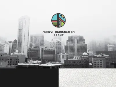 Cheryl Barbagallo Group Logo branding circle design design logo identity logo real estate