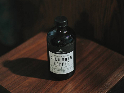 Mountain Blend Cold Brew artdiretion design graphicdesign packaging