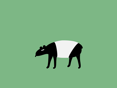 Day 31 Tapir malayan tapir