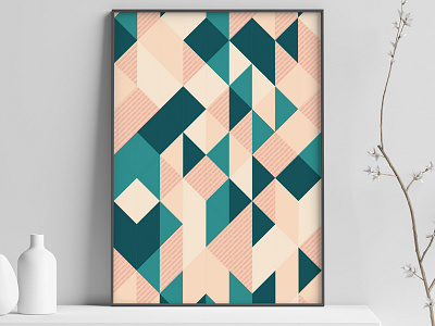 Abstract - 002 abstract colorful interior interior design minilamistic poster print wallart