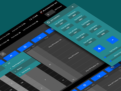 UI for touchscreen dark ui icons redesign sketch telerik touchscreen ui ux