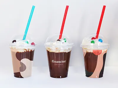 Frappuccino abstract branding cafe coffe drink food identity moscow pack packaging pattern sweet