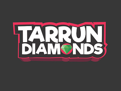 Tarrun Diamonds adobe design diamondshop illustrator logo rebranding