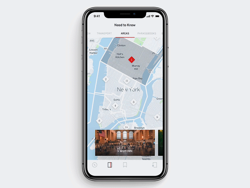 City Areas & Neighborhoods - Guides App animation app city guide guides ios lonely planet map mobile neighborhood travel travel app