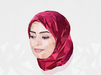 Face Polygon arabic brand branding calligraphy design designer dribbble hallo icon logo polygon typography