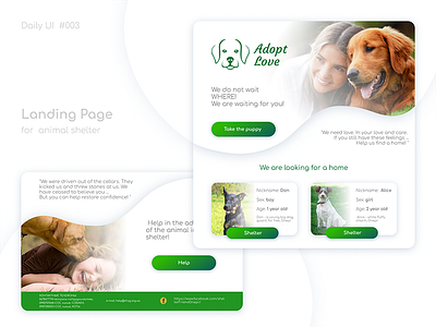 Daily UI #003 Landing Page 003 daily ui landing page ui ux web design