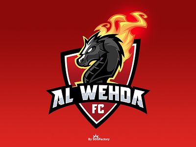 Al Wehda Logo Design football logo logo design mascot design mascot logo sport logo team logo