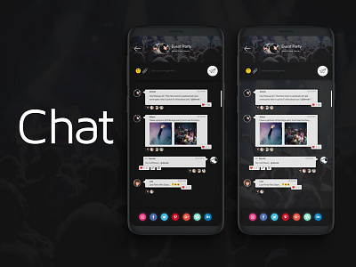 Chat Ui 2018 android app chat groupchat ios mobile new party trend ui
