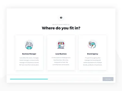 Are They Happy - Onboarding login onboarding register registration steps stepwizard user