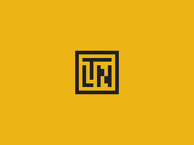 LTN Minimalist Logo logo logodesign logos minimal minimalist yellow