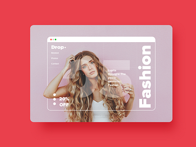 Fashion online shop.❤️ app appdesign design drop landingpage ui ui design inspiration uidesign ux uxdesign web webdesign