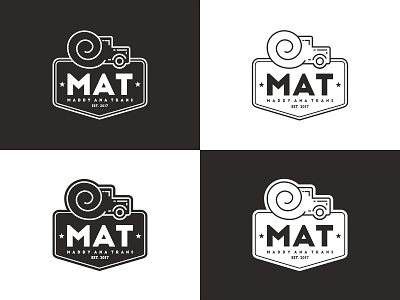 Mat best brand cargo logo transport truck