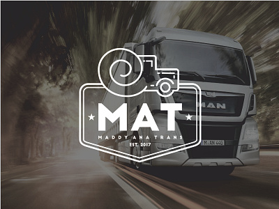 Mat Presentation best brand cargo logo transport truck