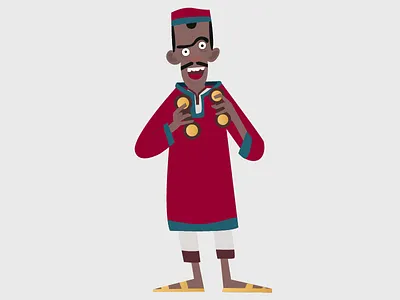 WORLD CUP 2018 FIFA - MAROCCO 2018 character cup fifa football illustration marocco world