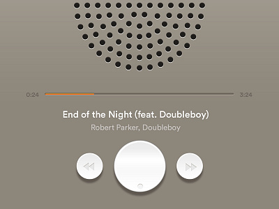 Music Player — WIP design music player skeuomorphic ui