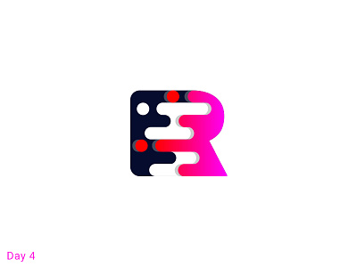 Single Letter Dailylogochallenge dailylogochallenge logo monogram r single letter