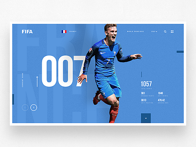 FIFA Rankings concept data design desktop fifa landing product design ui ux web