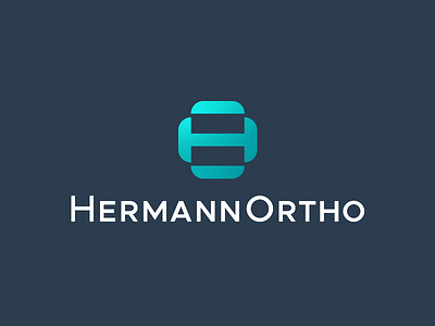 Hermann Ortho - Final monogram brand aiste brand designer branding branding agency colorful monogram gradient o h letter illusion icon brand logo mark monogram symbol company orthodontics dentist hungary startup logo design tieatie logo studio