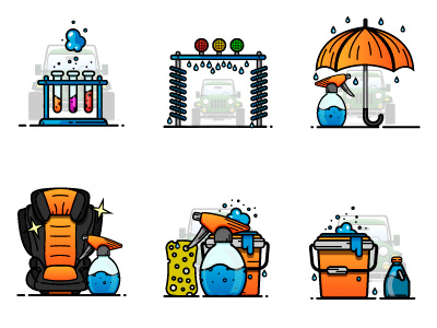 Car wash icons car icons colorful icons elegant icons flat icons icons more icons