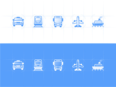 Transport Icons bus car icon icons plane ship train transport