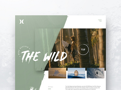 Thewild beschen design noah play the wild ui ux video watch web